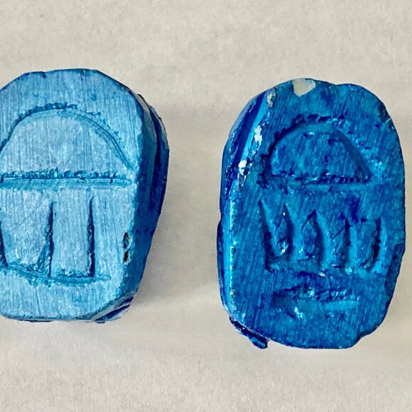 Genuine Egyptian Scarabs for Jewelry Making - Picture 4 of 9